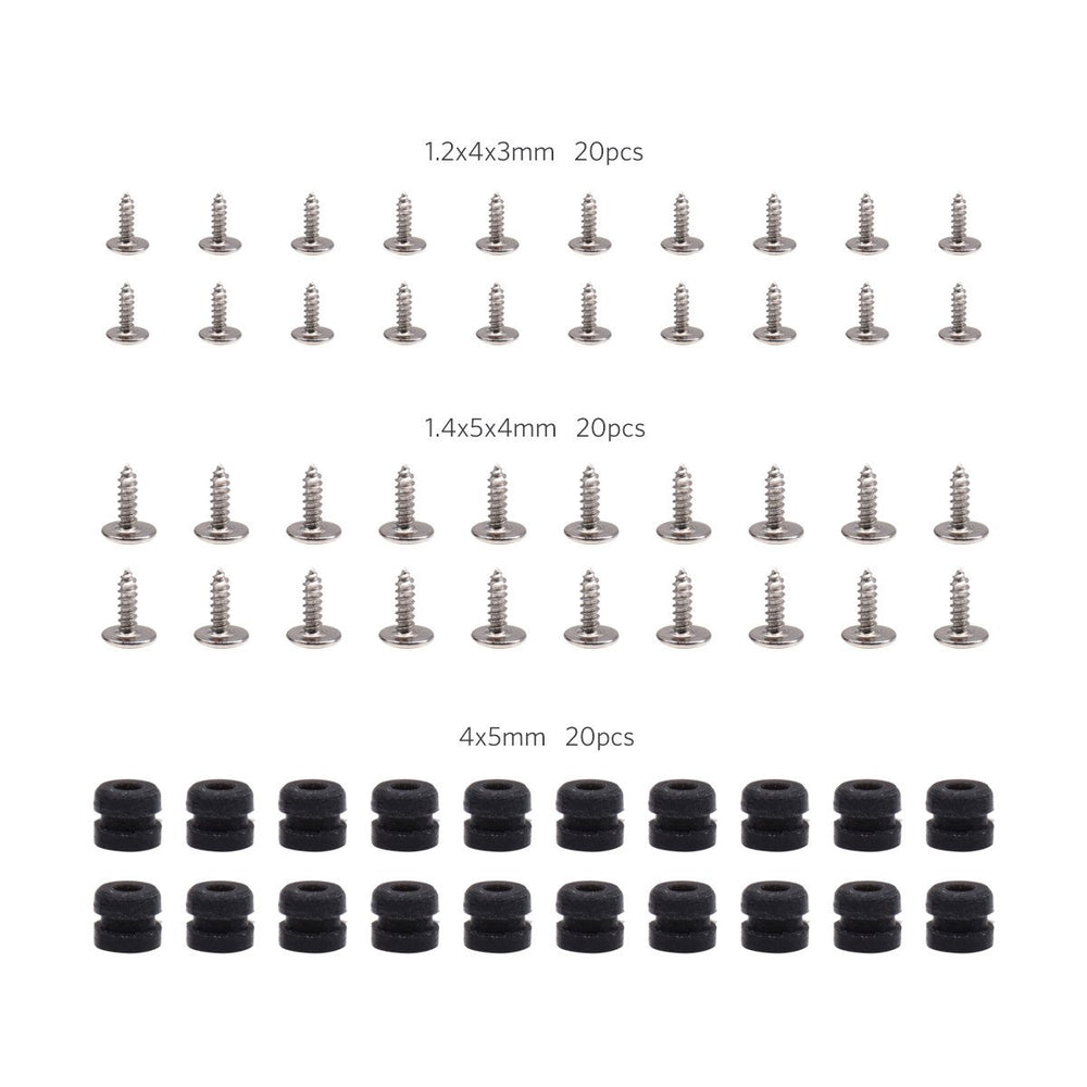 Screws and Rubber Dampers