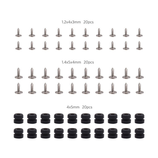 Screws and Rubber Dampers