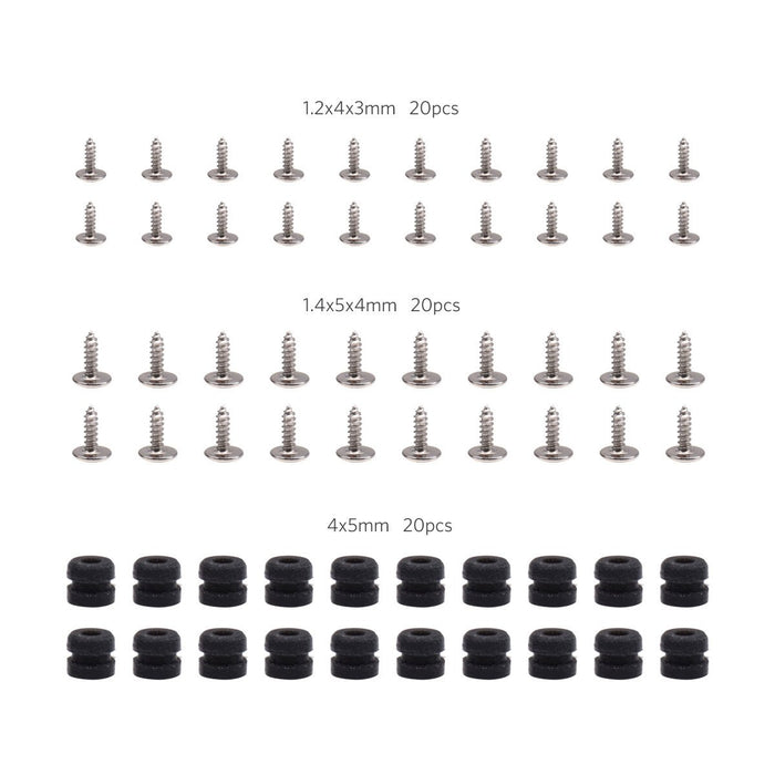Screws and Rubber Dampers