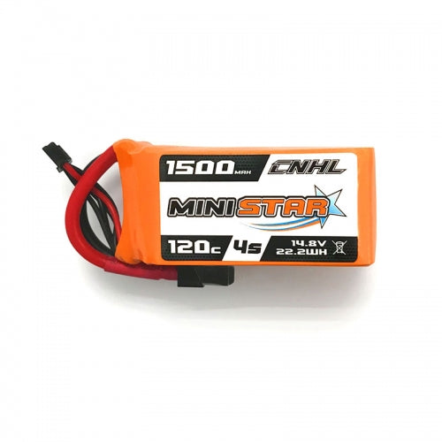 CNHL MINISTAR 1500MAH 14.8V 4S 120C LIPO BATTERY - XT60