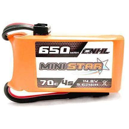 CNHL MiniStar 14.8V 4S 650mAh 70C LiPo Micro Battery - XT30