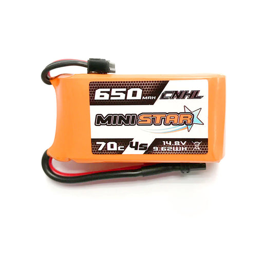 CNHL MiniStar 14.8V 4S 650mAh 70C LiPo Micro Battery - XT30