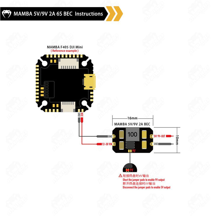 MAMBA MICRO 2A BEC 5V/9V