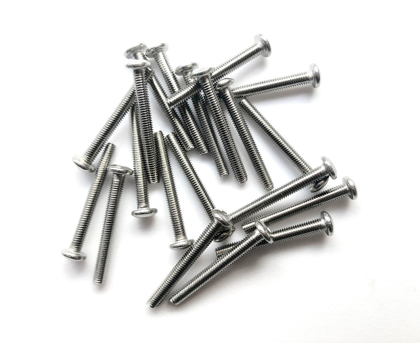 M3x25 Button Head Titanium Screws (10pcs)