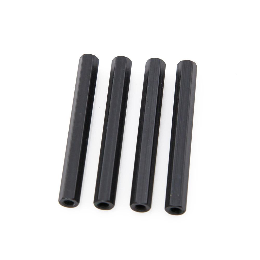 Black Hex Standoffs 35mm (4 pcs)