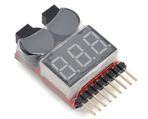 Digital LiPo Voltage Checker w/Warning Alarm