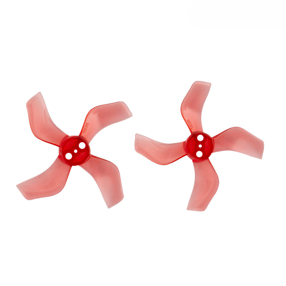 4 Pairs Gemfan 1636 1.6x3.6x4 40mm 4-blade 1mm Hole Propeller