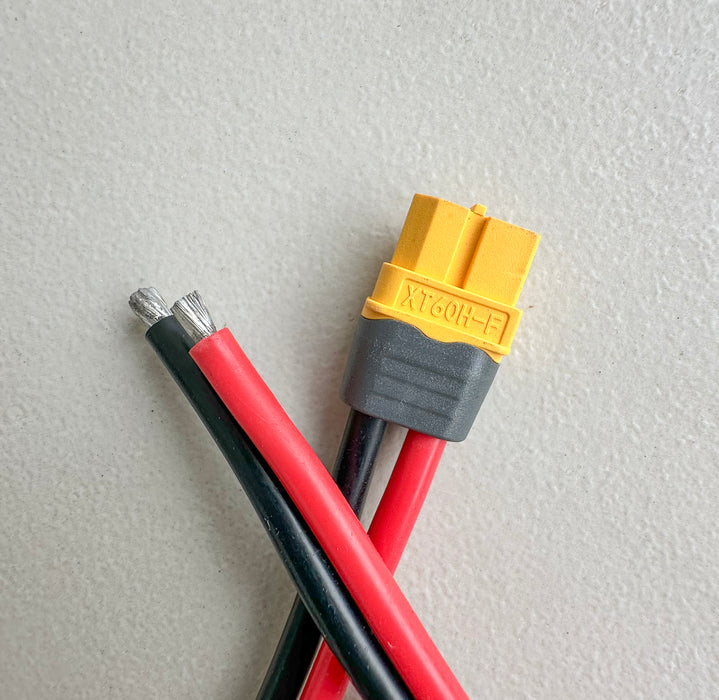 XT60H-F Plug 1m Long 12AWG Wire