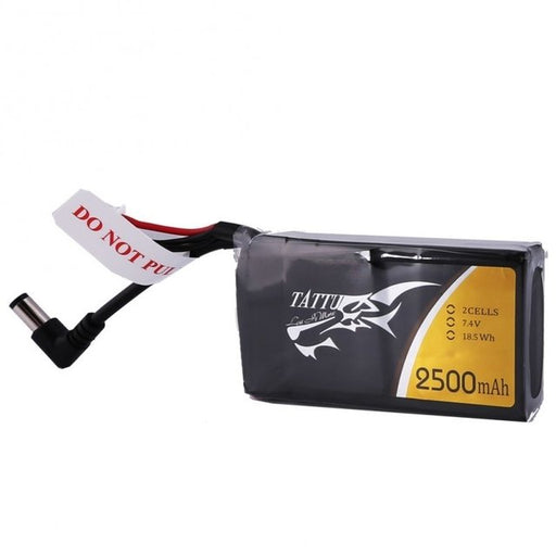 Tattu 2500mAh 2S1P Fatshark Goggles Lipo Battery Pack with DC5.5mm Plug